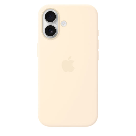 Silikonový kryt s MagSafe na iPhone 17 – vanilkový - iSTYLE.cz