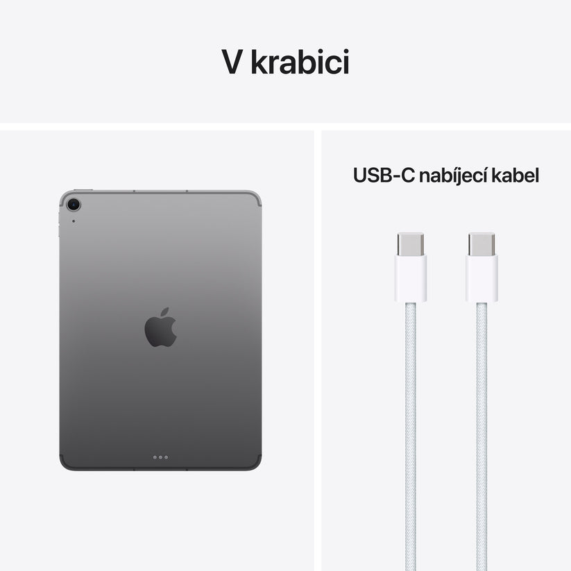 11palcový iPad Air Wi-Fi + Cellular 128 GB - vesmírně šedý (M4) - iSTYLE.cz
