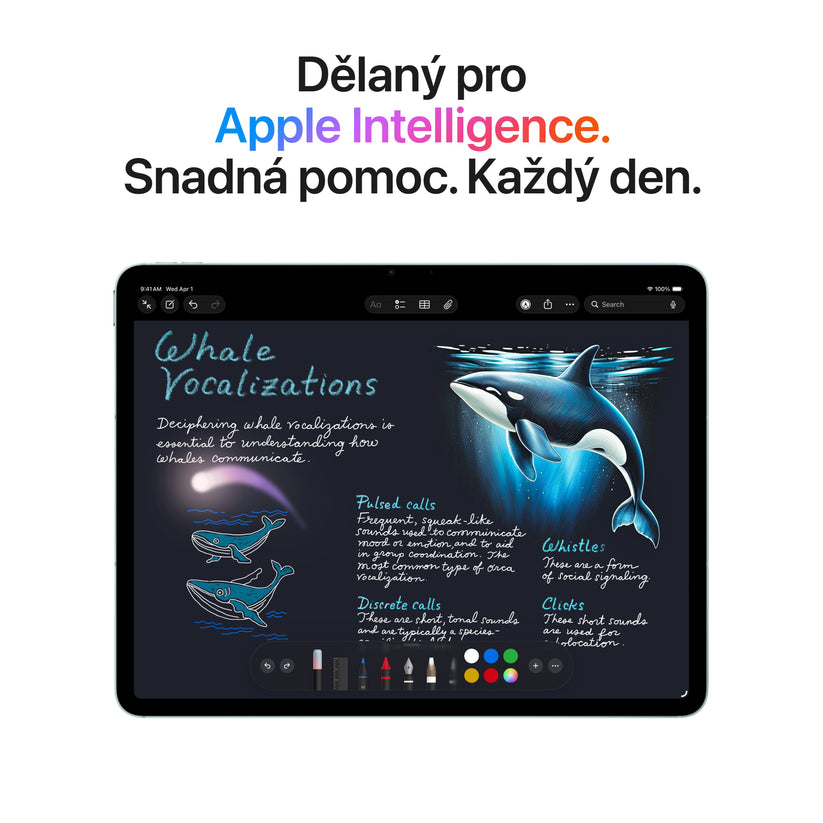 13palcový iPad Air Wi-Fi + Cellular 128 GB - vesmírně šedý (M4) - iSTYLE.cz