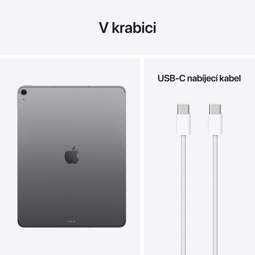 13palcový iPad Air Wi-Fi + Cellular 256 GB - vesmírně šedý (M4) - iSTYLE.cz
