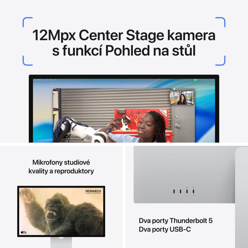 Studio Display – standardní sklo – stojan s nastavitelným náklonem a výškou - iSTYLE.cz
