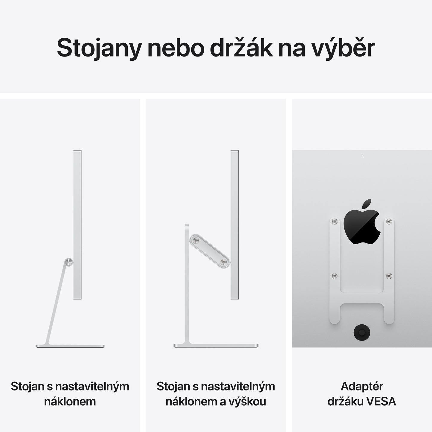 Studio Display – standardní sklo – stojan s nastavitelným náklonem a výškou - iSTYLE.cz