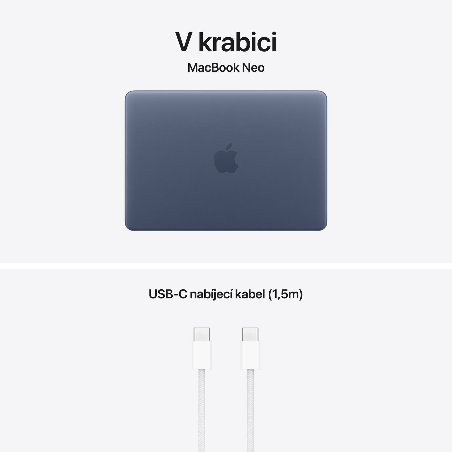 MacBook Neo 13", Apple A18 Pro čip, 6jádrové CPU, 5jádrové GPU, 8 GB, 256GB SSD – indigový (otevřený) - iSTYLE.cz