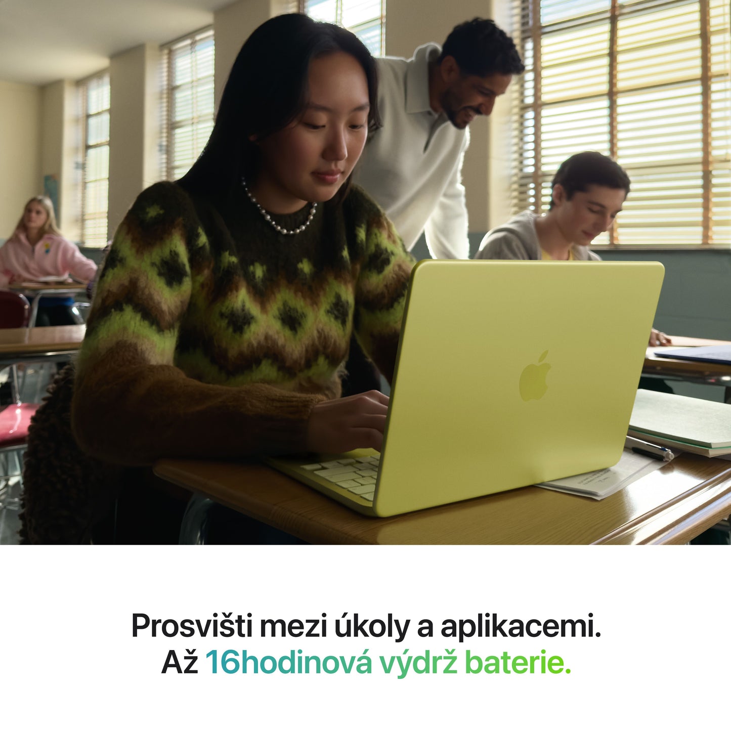 MacBook Neo 13", Apple A18 Pro čip, 6jádrové CPU, 5jádrové GPU, 8 GB, 512GB SSD, Touch ID – stříbrný (otevřený) - iSTYLE.cz