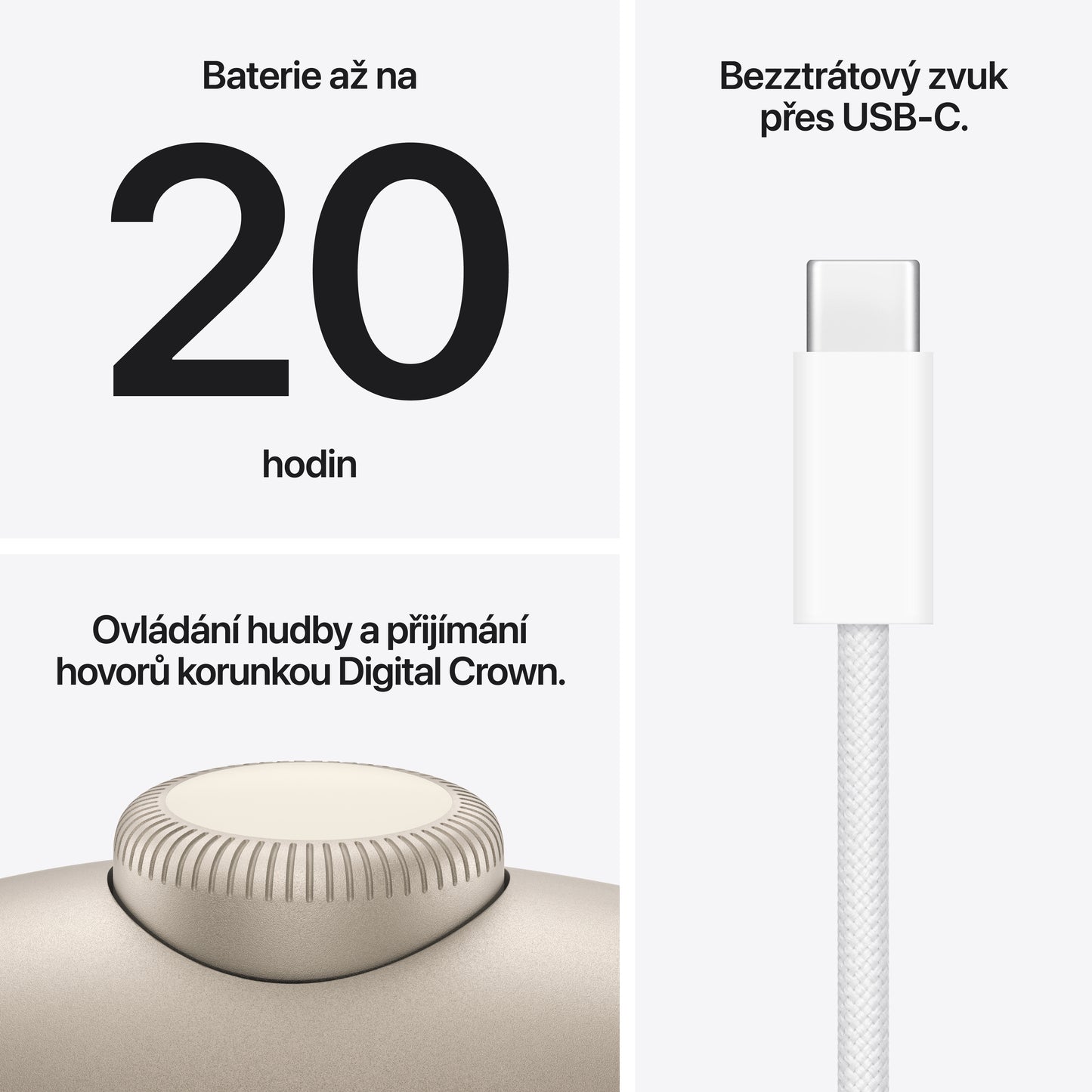 AirPods Max 2 - hvězdně bílý (otevřený) - iSTYLE.cz