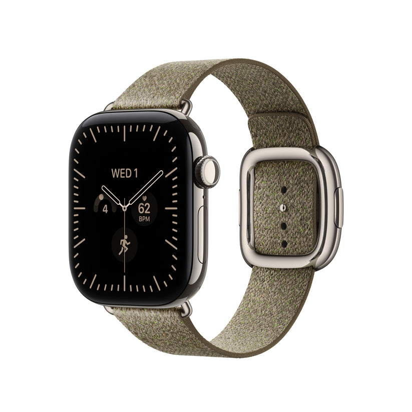 42mm šalvějově zelený řemínek s moderní přezkou – malý - iSTYLE.cz