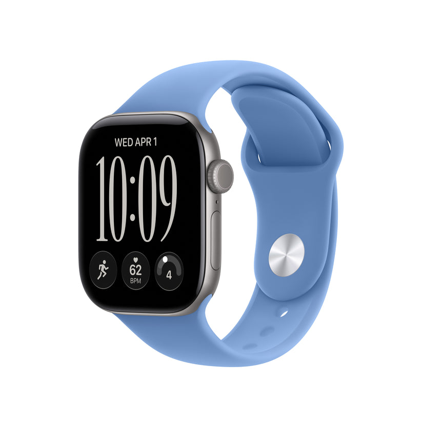 42mm chrpově modrý sportovní řemínek – S/M - iSTYLE.cz