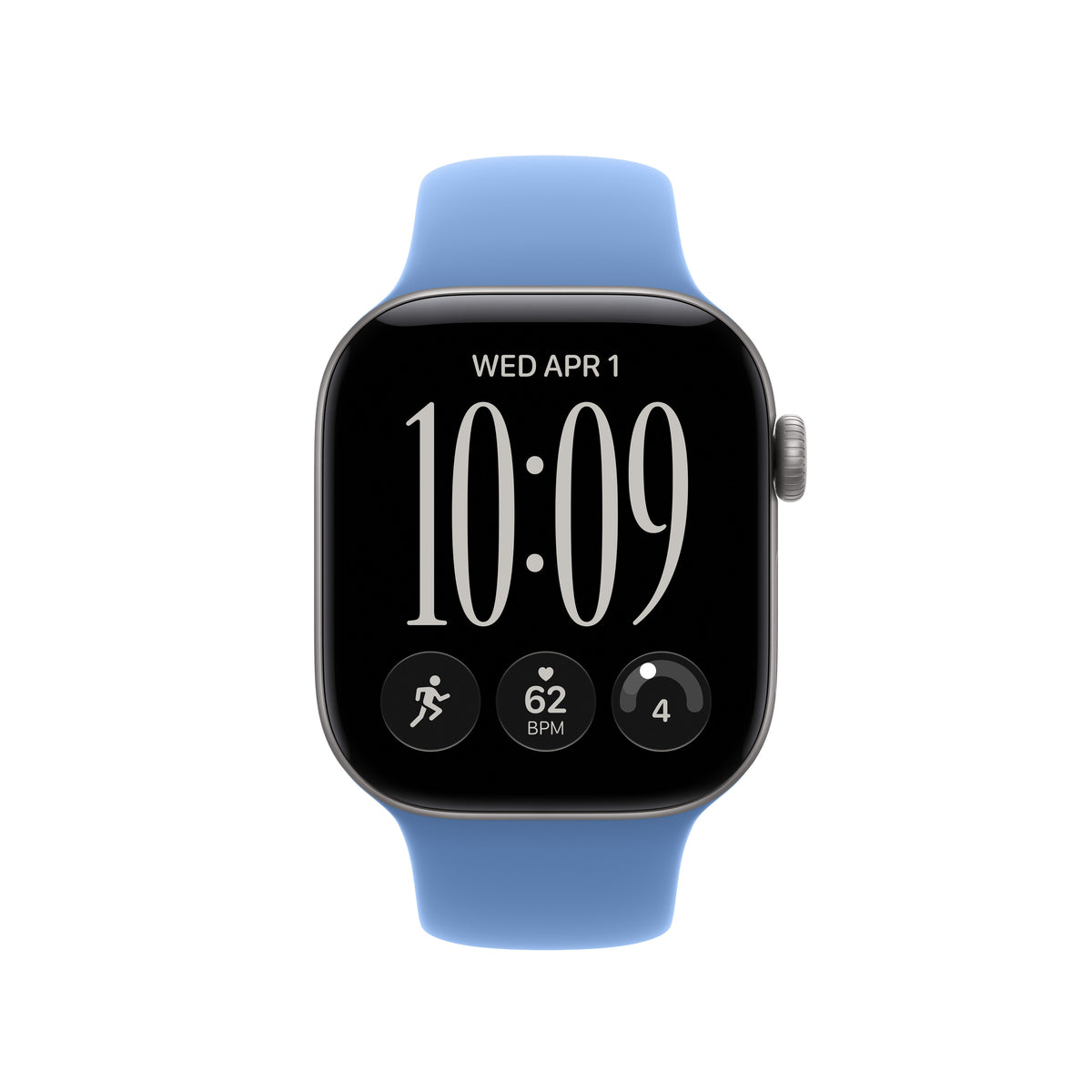 42mm chrpově modrý sportovní řemínek – S/M - iSTYLE.cz