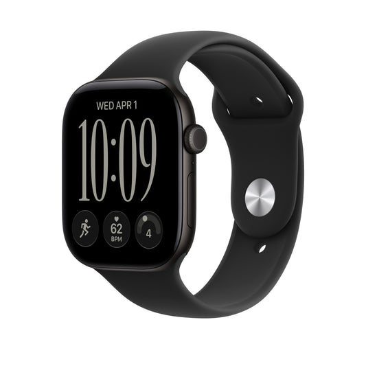46mm černý sportovní řemínek – S/M - iSTYLE.cz