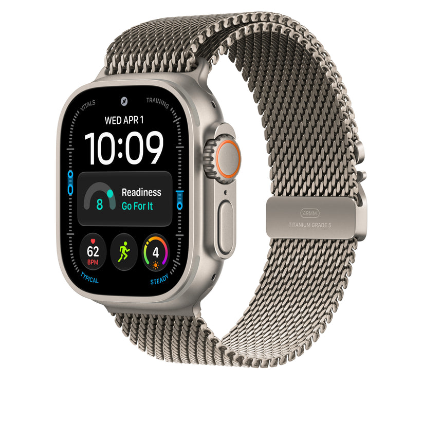 49mm milánský tah z přírodního titanu – střední - iSTYLE.cz