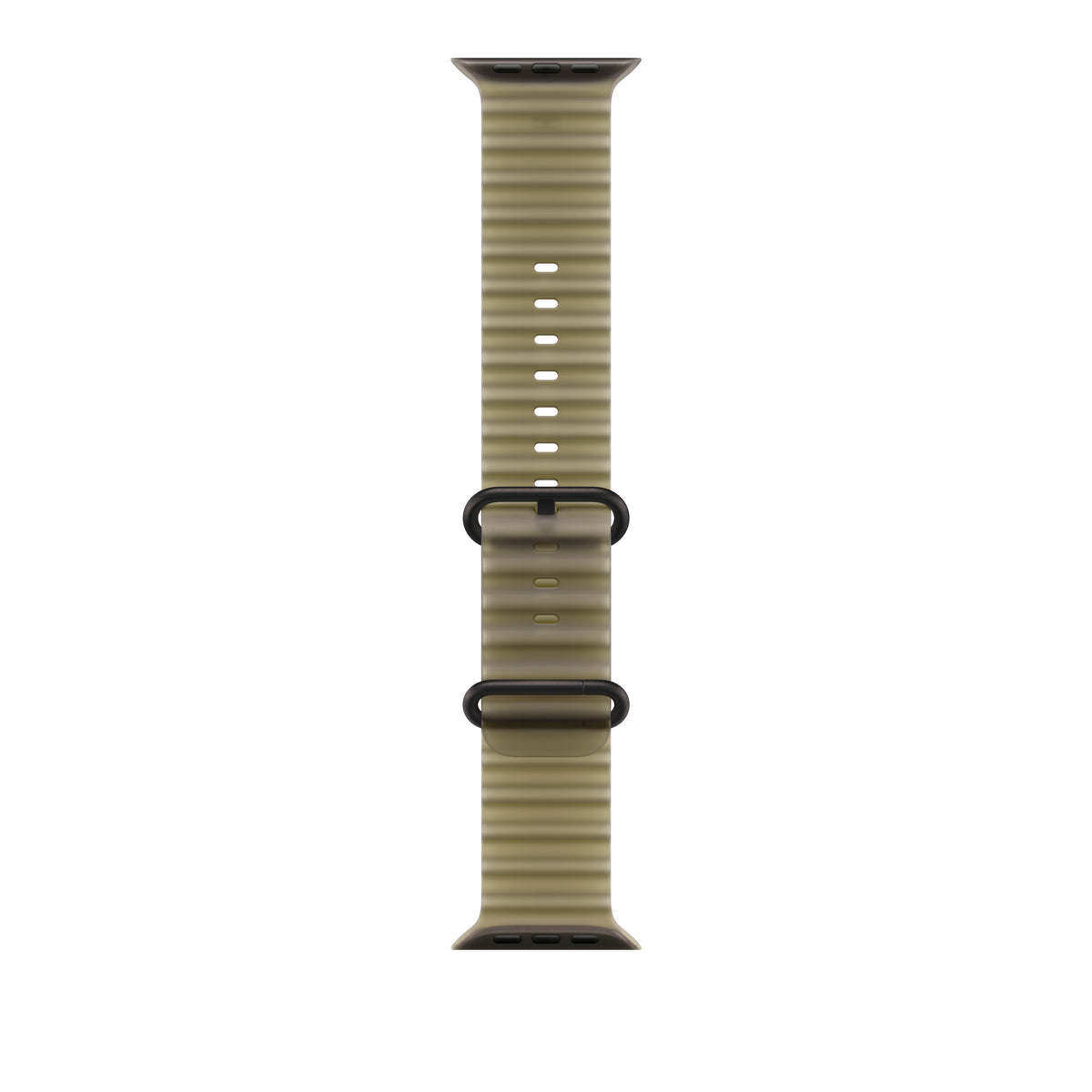49mm průsvitně chaluhový řemínek – provedení z černého titanu - iSTYLE.cz