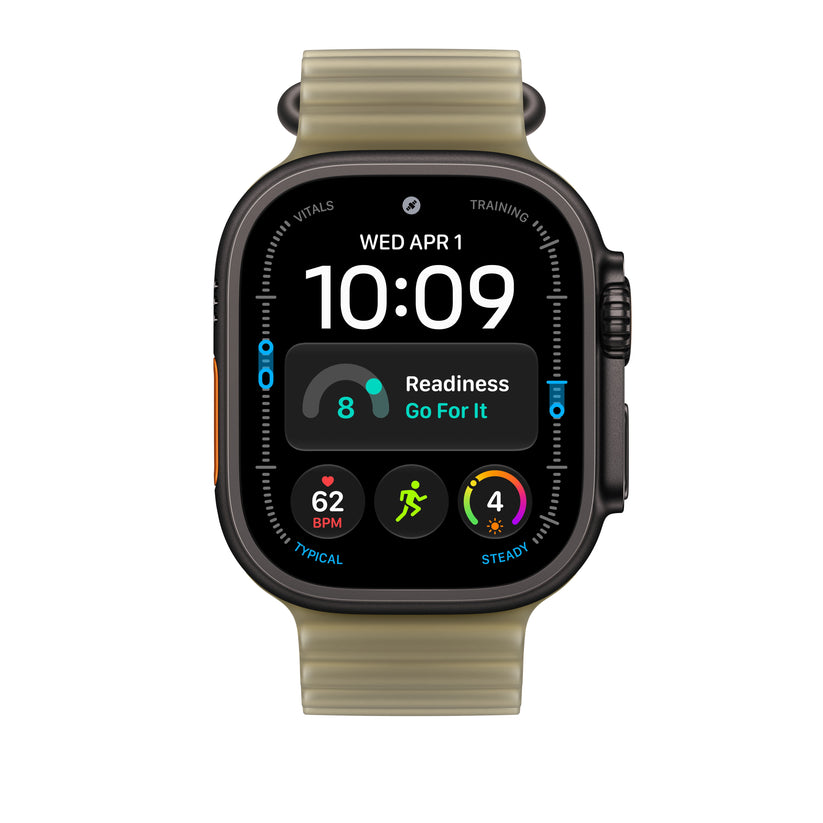 49mm průsvitně chaluhové prodloužení Oceánského řemínku – provedení z černého titanu - iSTYLE.cz