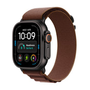 Apple Watch Ultra 4 • GPS + Cellular • 49mm pouzdro z černého titanu • Burgundsky červený Alpský tah – L - iSTYLE.cz