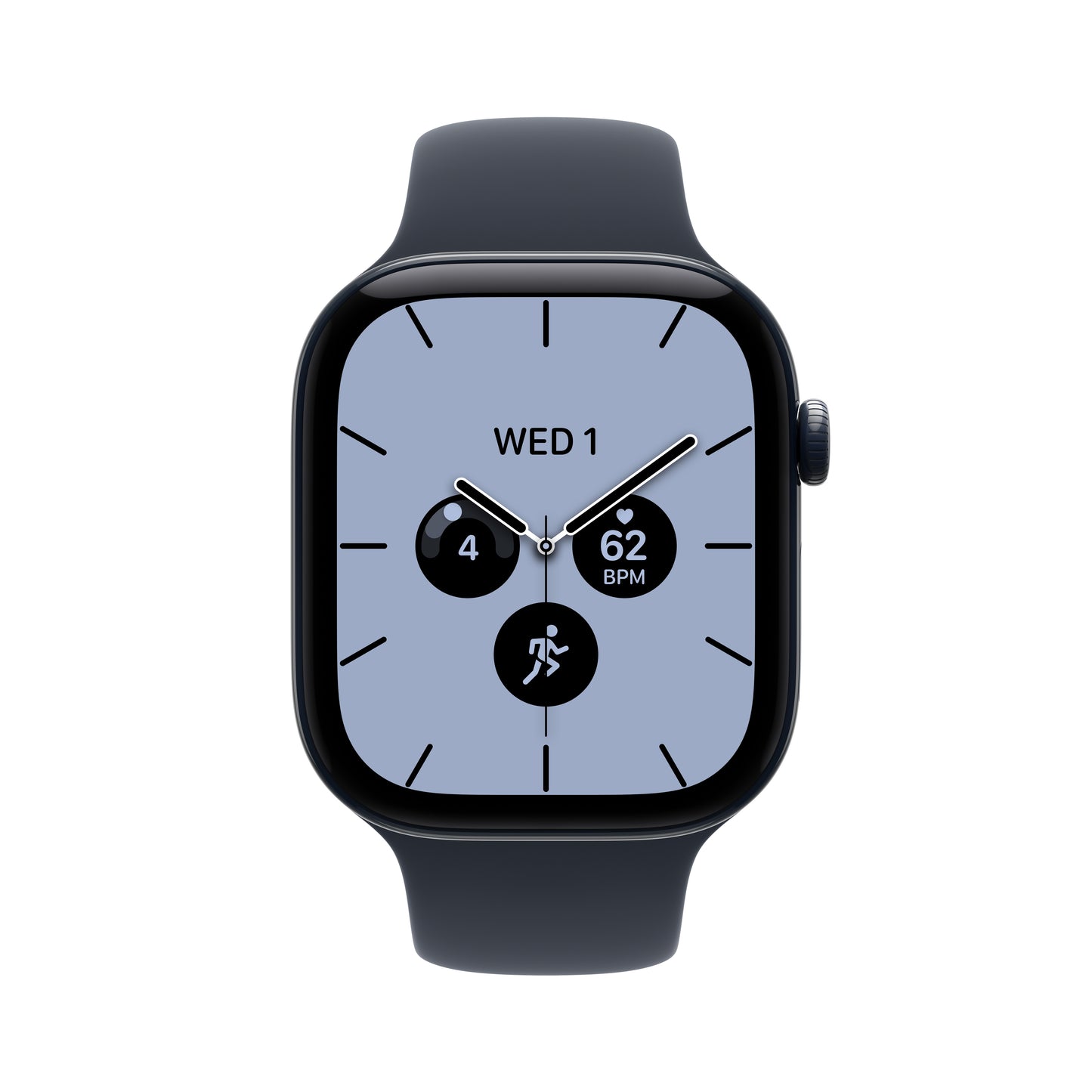 Apple Watch Series 12 • GPS + Cellular • 46mm pouzdro z nočně modré keramiky • Námořnicky modrý sportovní řemínek – S/M - iSTYLE.cz