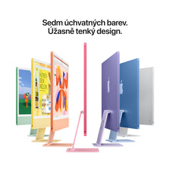 24palcový iMac s Retina 4,5K displejem: Čip Apple M6 s 12 jádrovým CPU a 12 jádrovým GPU, Standardní sklo, 24GB ,512 GB SSD - zelený - iSTYLE.cz