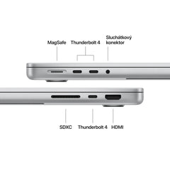 14palcový MacBook Pro: Čip Apple M6 s 12 jádrovým CPU a 12 jádrovým GPU, 1 TB SSD - stříbrný - iSTYLE.cz