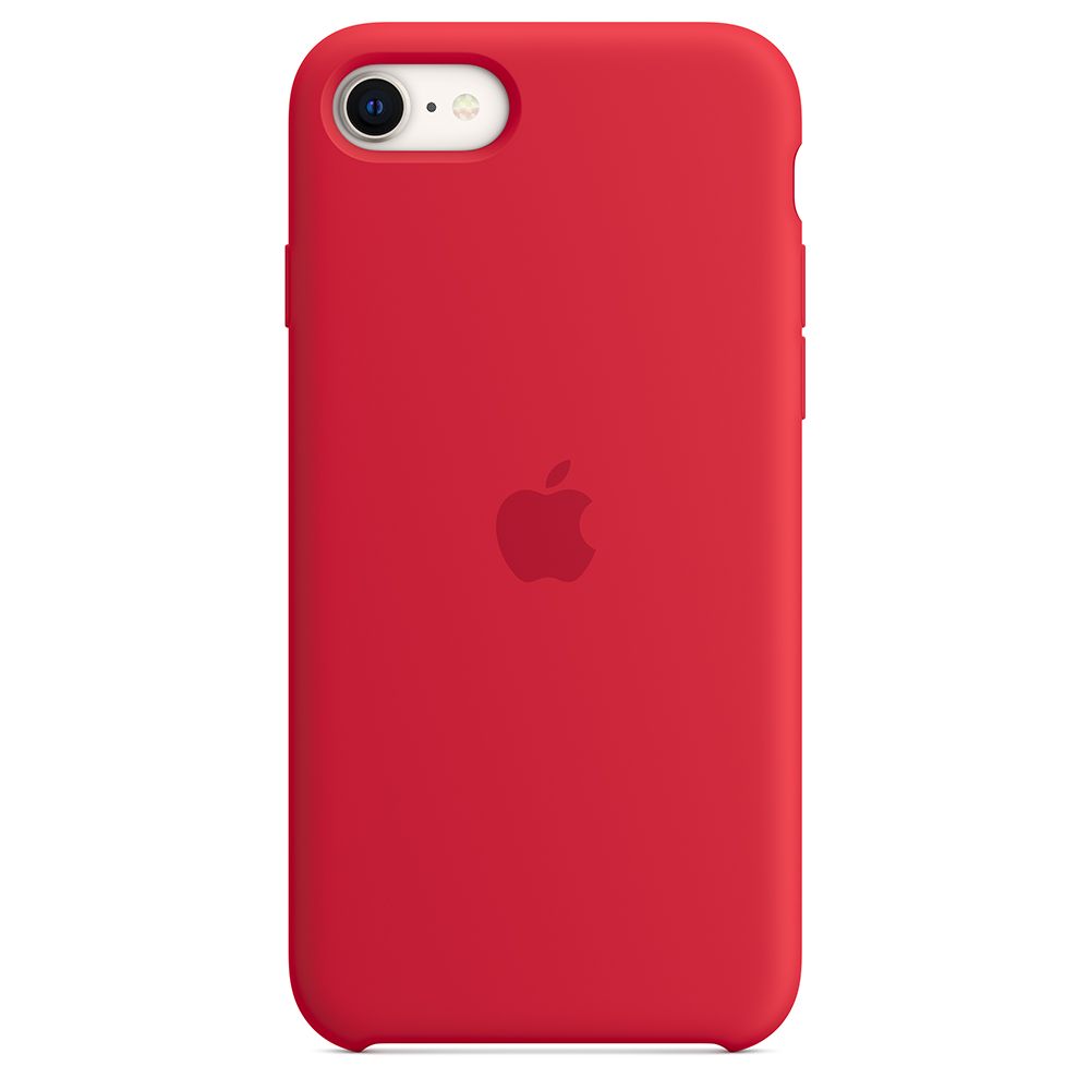 Apple silikonový kryt na iPhone SE – červená (PRODUCT)RED - iSTYLE CZ