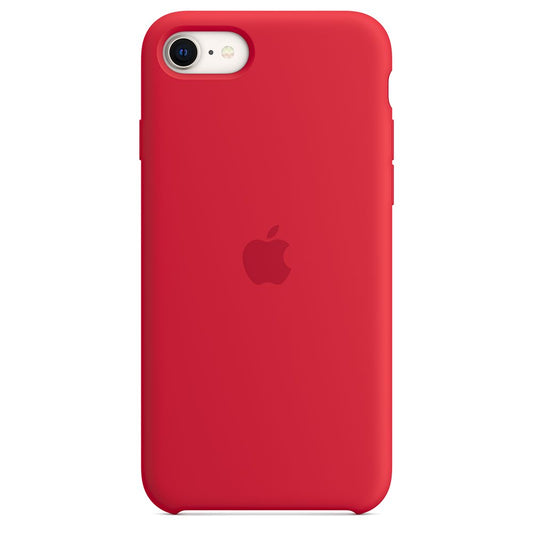 Apple silikonový kryt na iPhone SE – červená (PRODUCT)RED - iSTYLE CZ