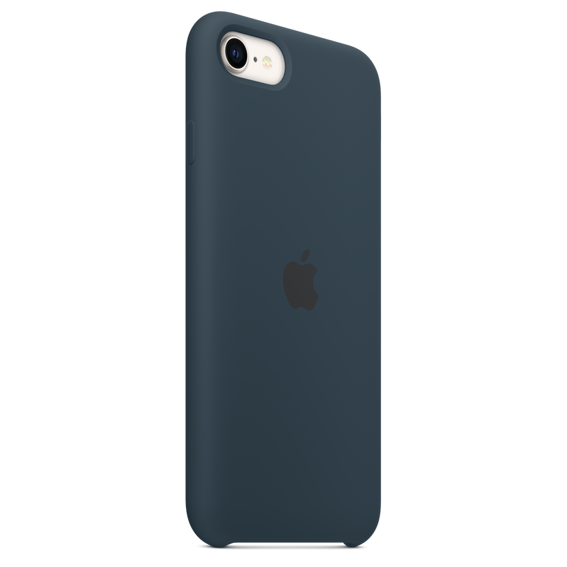 Apple silikonový kryt na iPhone SE – hlubokomořsky modrý - iSTYLE CZ