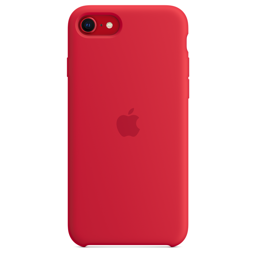 Apple silikonový kryt na iPhone SE – červená (PRODUCT)RED - iSTYLE CZ