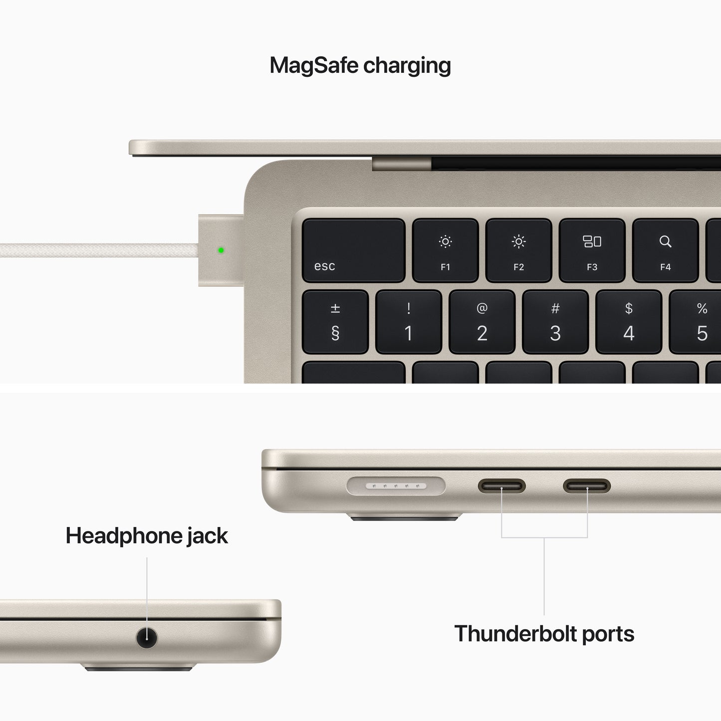 MacBook Air 13,6", Apple M2 8jádrové CPU, 8jádrové GPU, 16GB, 256GB SSD, CZ - hvězdně bílý (Copy) - iSTYLE CZ