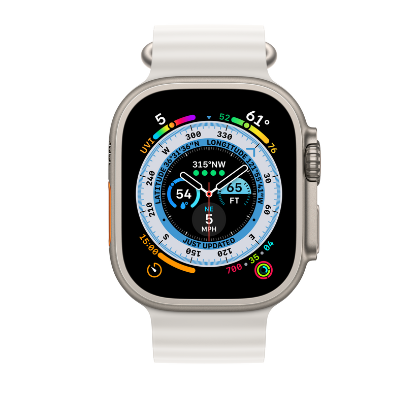 Apple 49mm bílé prodloužení Oceánského řemínku - iSTYLE CZ
