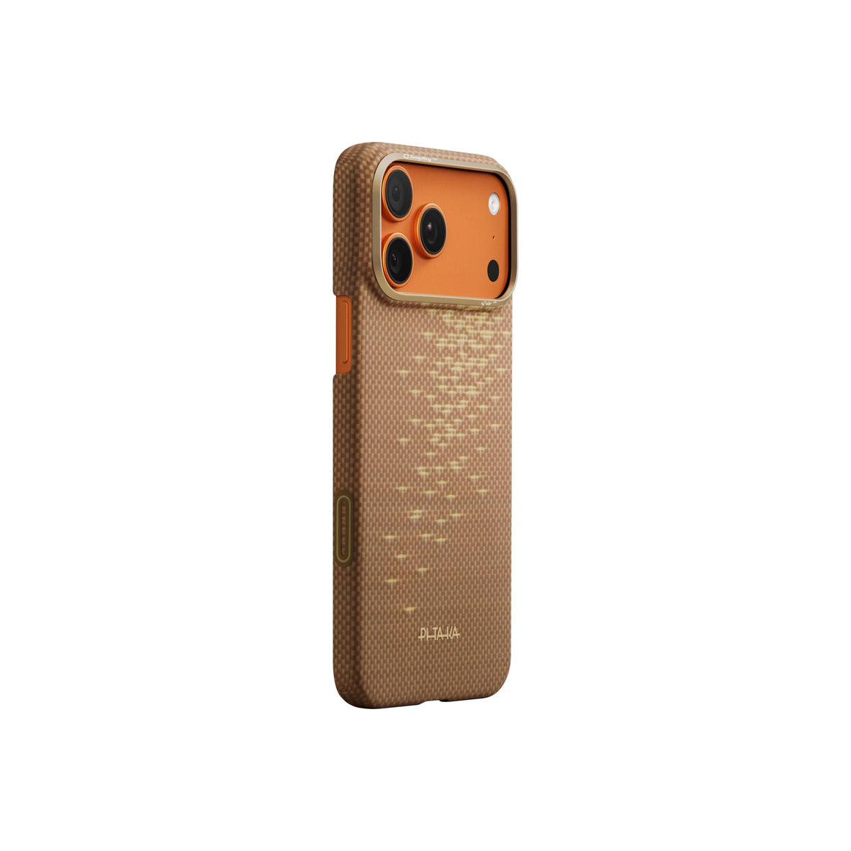 Kryt pro iPhone 17 Pro Max Pitaka Aries Ultra-Slim Case - Golden Glint
