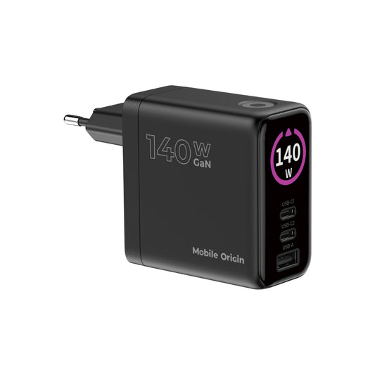Vysokovýkonná nabíječka Mobile Origin 140W GaN Display Charger