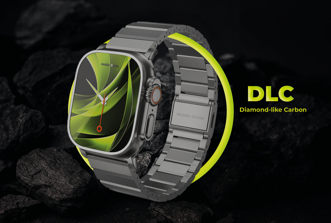 Titanový řemínek pro Apple Watch Ultra 44/45/46/49 mm Mobile Origin Titanium Band Modena - přírodní