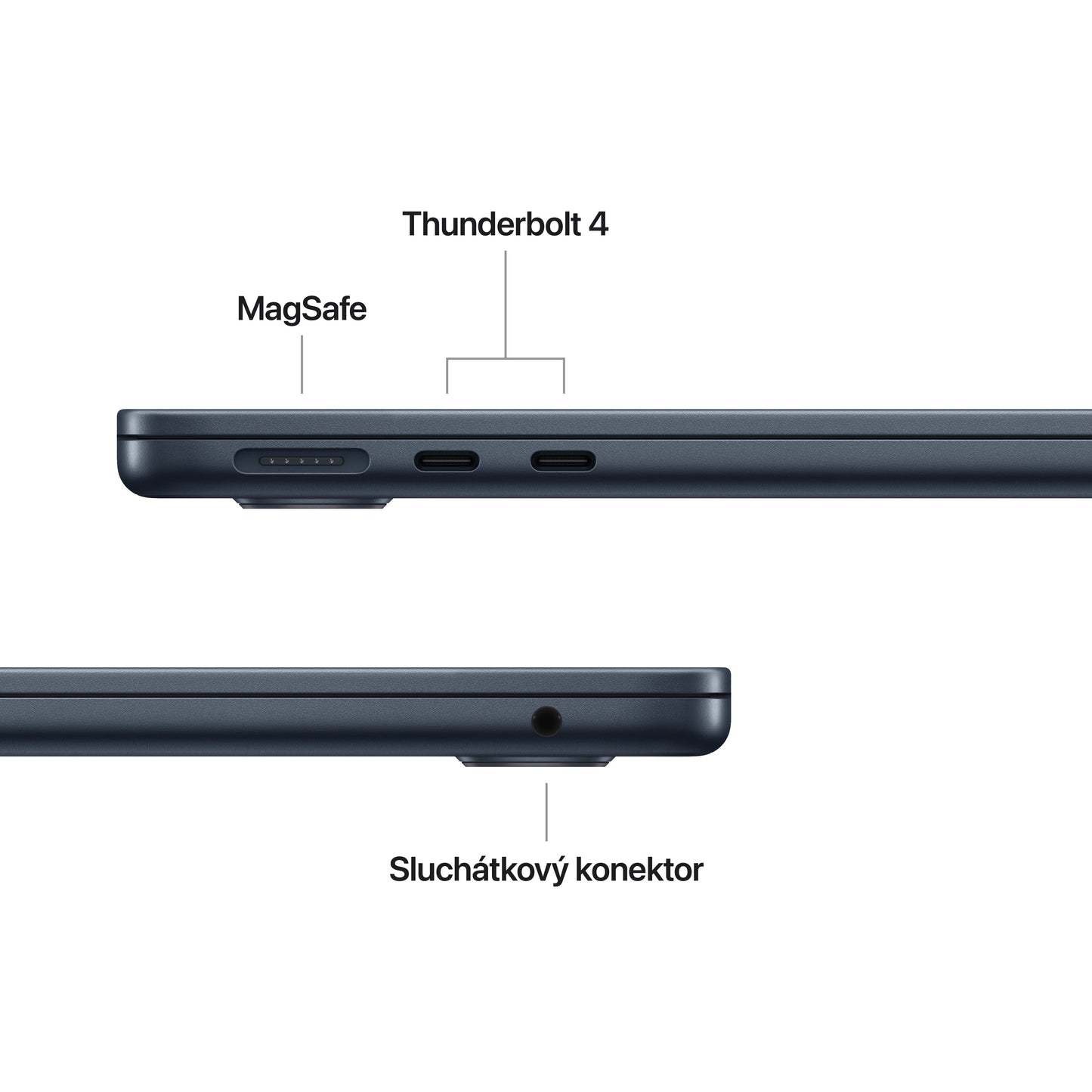 MacBook Air 13", M5 10jádrové CPU, 10jádrové GPU, 24 GB, 512GB SSD, CZ - temně inkoustová (otevřený) - iSTYLE.cz