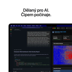 MacBook Pro 14", Apple M5 Max čip, 18jádrové CPU, 40jádrové GPU, 48 GB, 2TB SSD, CZ - stříbrná