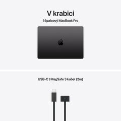MacBook Pro 14", Apple M5 Max čip, 18jádrové CPU, 40jádrové GPU, 48 GB, 2TB SSD, CZ - vesmírně černá - iSTYLE.cz