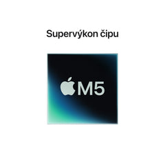 MacBook Pro 14,2", Apple M5 10jádrové CPU, 10jádrové GPU, 16GB, 2TB SSD, CZ - stříbrný