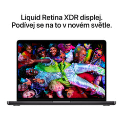 MacBook Pro 14,2”, Apple M5 10jádrové CPU, 10jádrové GPU, 16GB, 512GB SSD, INT - vesmírně černý - iSTYLE.cz