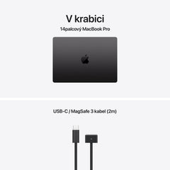 MacBook Pro 14,2”, Apple M5 10jádrové CPU, 10jádrové GPU, 16GB, 512GB SSD, INT - vesmírně černý - iSTYLE.cz