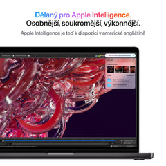 MacBook Pro 14,2", Apple M4 Pro 12jádrové CPU, 16jádrové GPU, 24GB, 512GB SSD, CZ - vesmírně černý