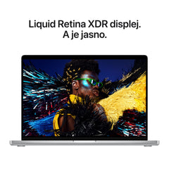 MacBook Pro 16", displej s nanotexturou, Apple M5 Max čip, 18jádrové CPU, 40jádrové GPU, 48 GB, 4TB SSD, INT - stříbrná