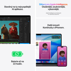MacBook Pro 16", displej s nanotexturou, Apple M5 Max čip, 18jádrové CPU, 40jádrové GPU, 64 GB, 2TB SSD, CZ - stříbrná