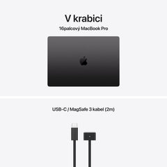 MacBook Pro 16", Apple M5 Pro čip, 18jádrové CPU, 20jádrové GPU, 64 GB, 1TB SSD, INT - vesmírně černá