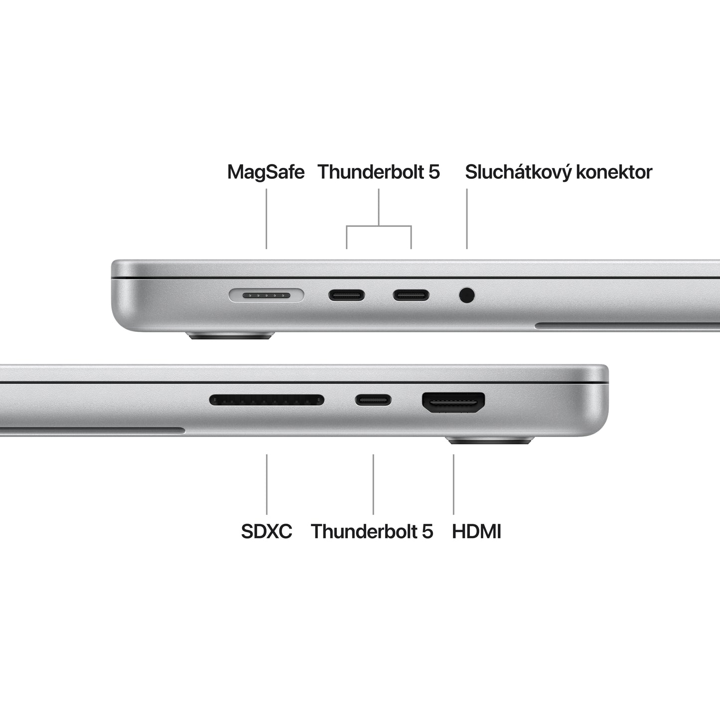 MacBook Pro 16,2", Apple M4 Max 14jádrové CPU, 32jádrové GPU, 36GB, 1TB SSD, CZ - stříbrný