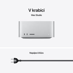 Mac Studio, Apple M4 Max, 14jádrové CPU, 32jádrové GPU, 36GB, 512GB - stříbrný