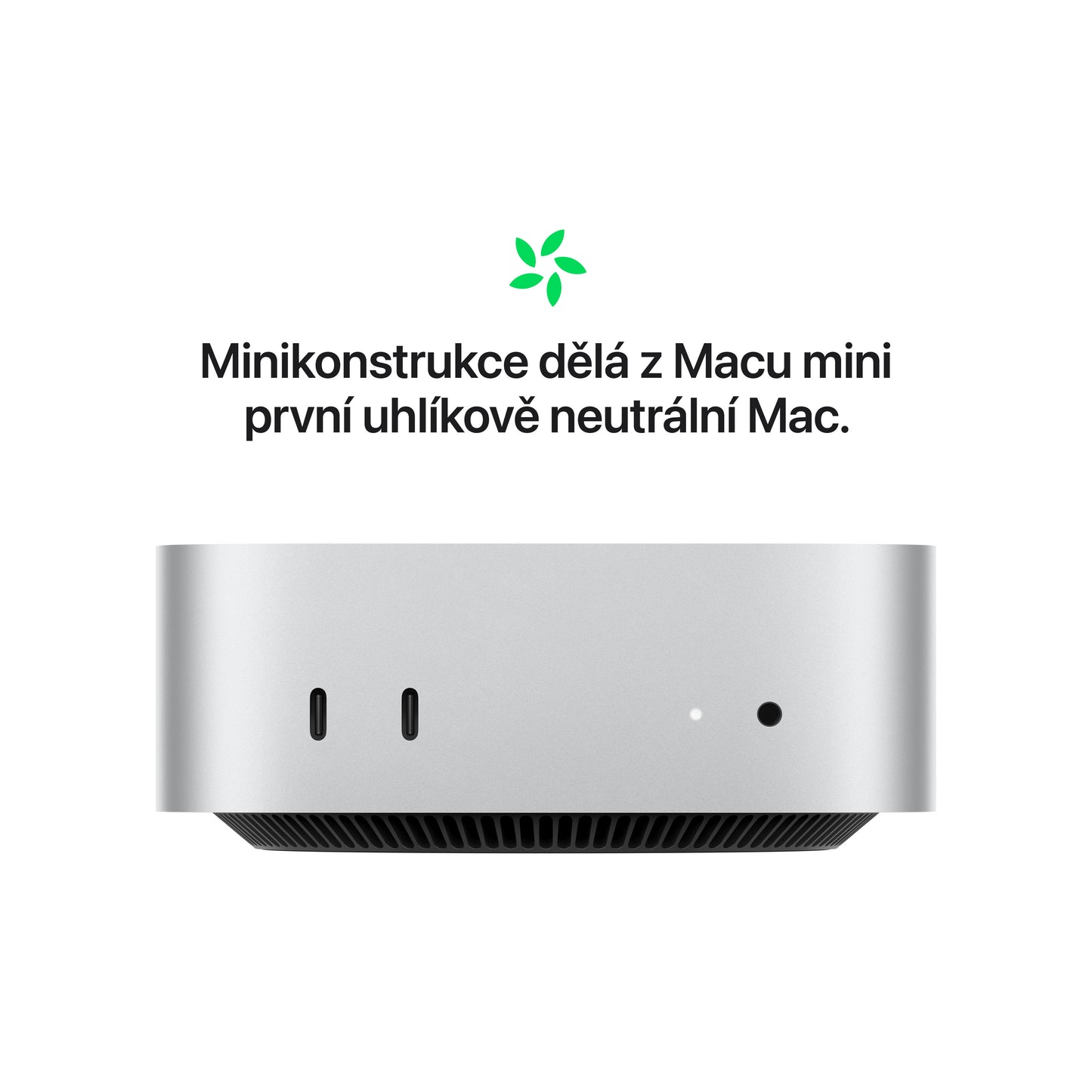 Mac mini, Apple M4 10jádrové CPU, 10jádrové GPU, 32GB, 2TB SSD - stříbrný