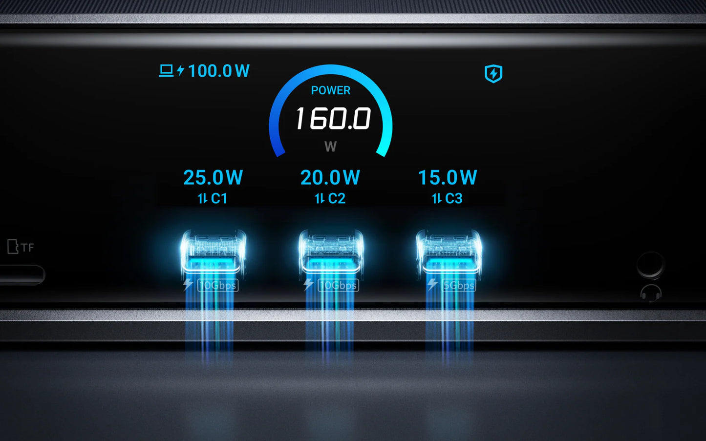 Dokovací stanice 14v1 Anker Nano 140W - šedá