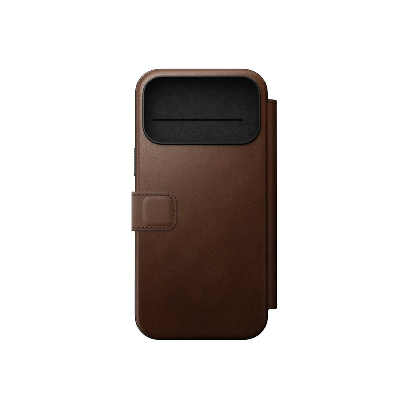 Kryt pro iPhone 17 Pro Max Nomad Modern Leather Folio - hnědý - iSTYLE CZ