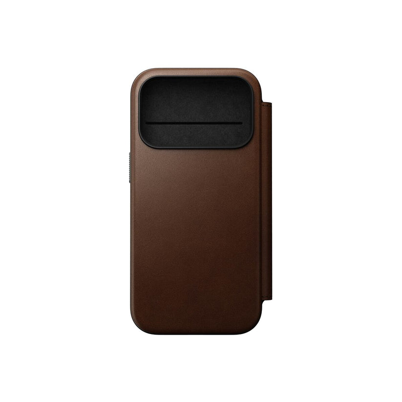 Kryt pro iPhone 17 Pro Nomad Modern Leather Folio - hnědý - iSTYLE CZ