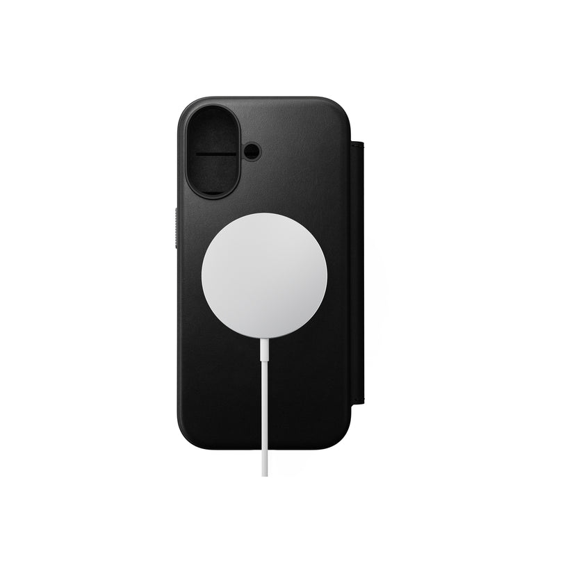 Kryt pro iPhone 17 Nomad Modern Leather Folio - černý - iSTYLE CZ