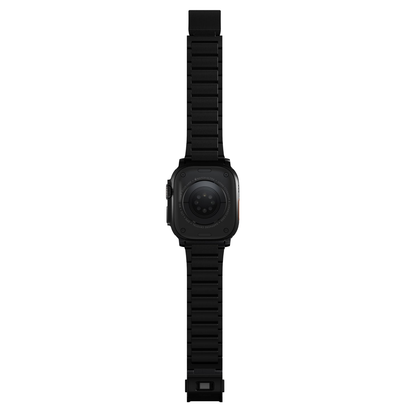 Řemínek pro Apple Watch 45/46/49 mm Nomad Titanium Band V2 - černý