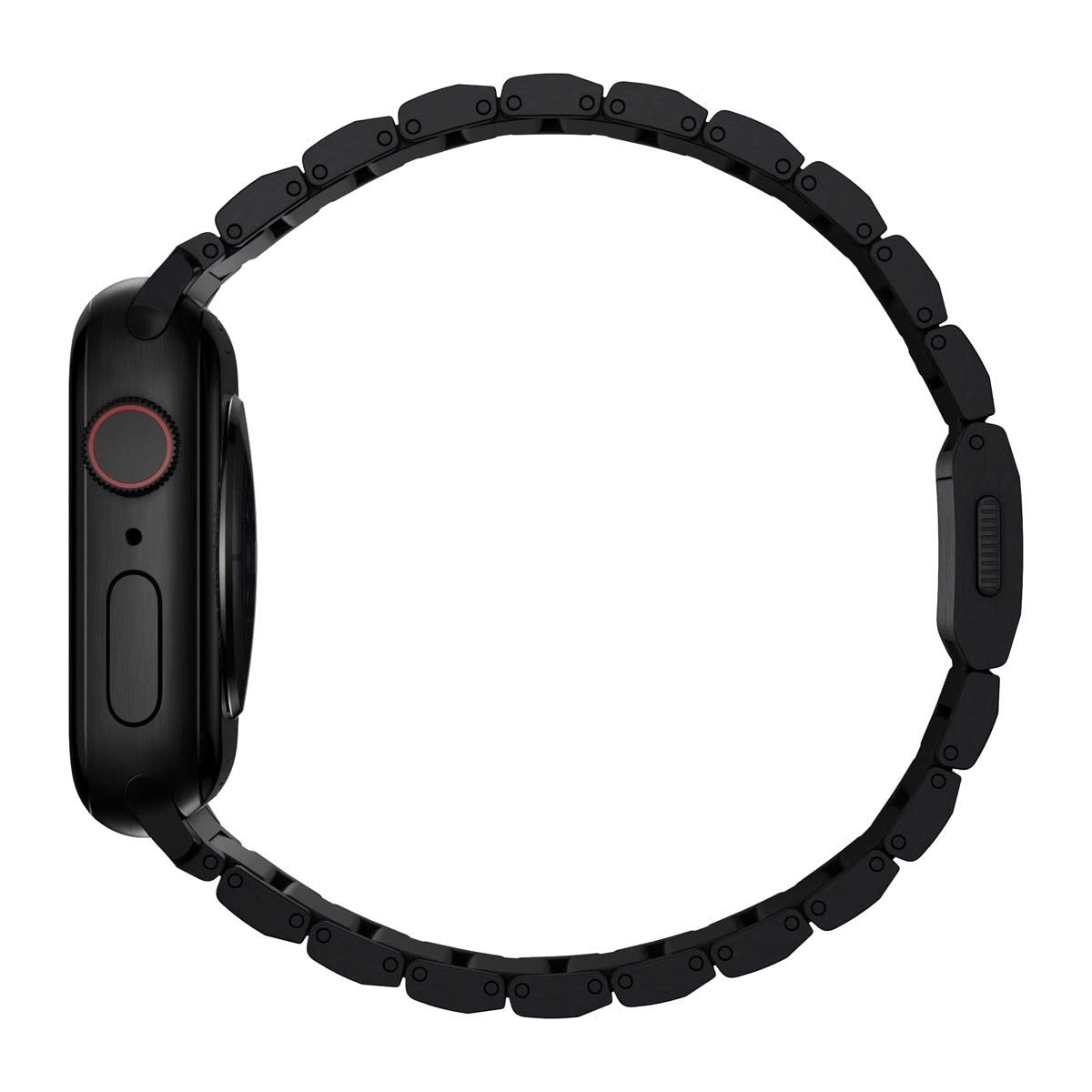 Řemínek pro Apple Watch 42/44 mm Nomad Titanium Band V2 - černý