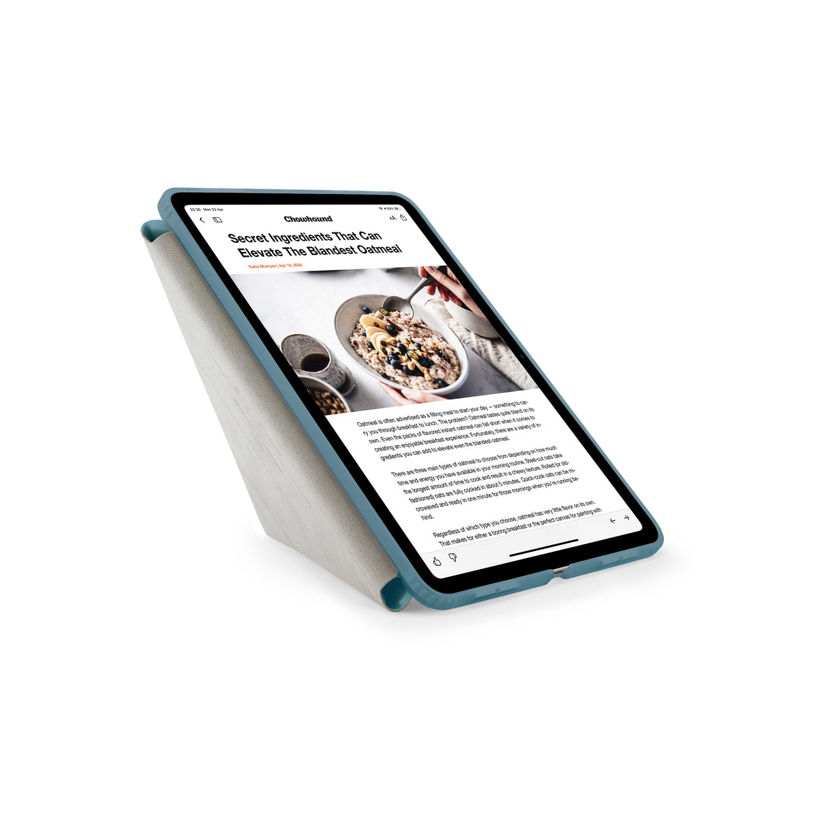 Obal pro iPad Air 10,9" Pipetto Origami No1 Original Case - modrý - iSTYLE CZ