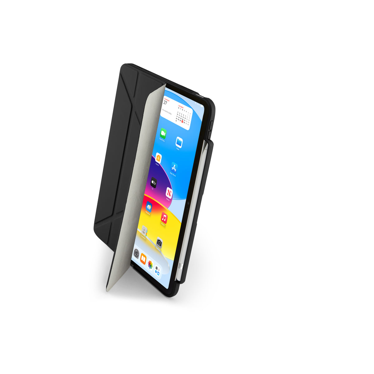 Kryt pro iPad 10,9" Pipetto Origami No3 Pencil Case -  černý